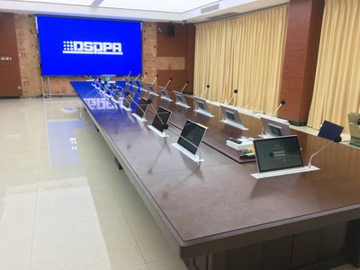 无纸化会议系统应用于广东省江门人才岛建设综合指挥室
